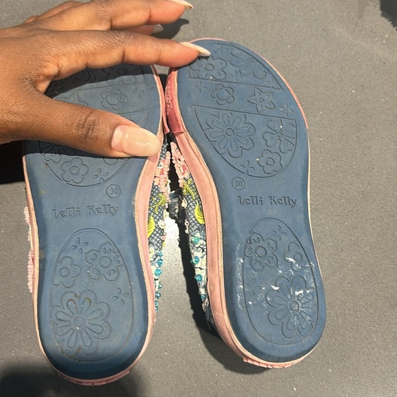 Lelli Kelly Kids Girl's Bella Dolly Flats Shoes - Toddler Size 24 - Picture 7 of 8